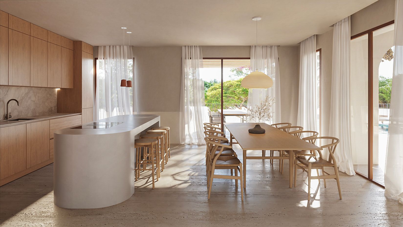 PROYECTO ESTILO IBICENCO CON VISTAS AL MAR - 5