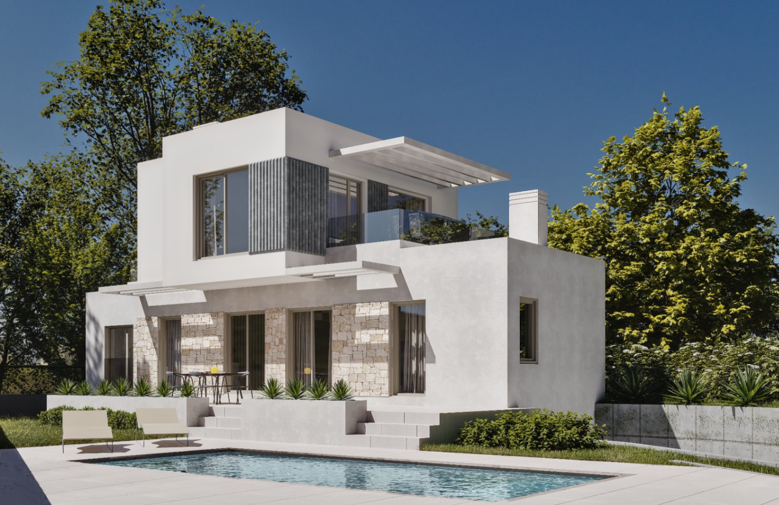 Nybygget villa i Sierra Cortina, Finestrat: 3 soveværelser, privat pool og ubegrænset luksus