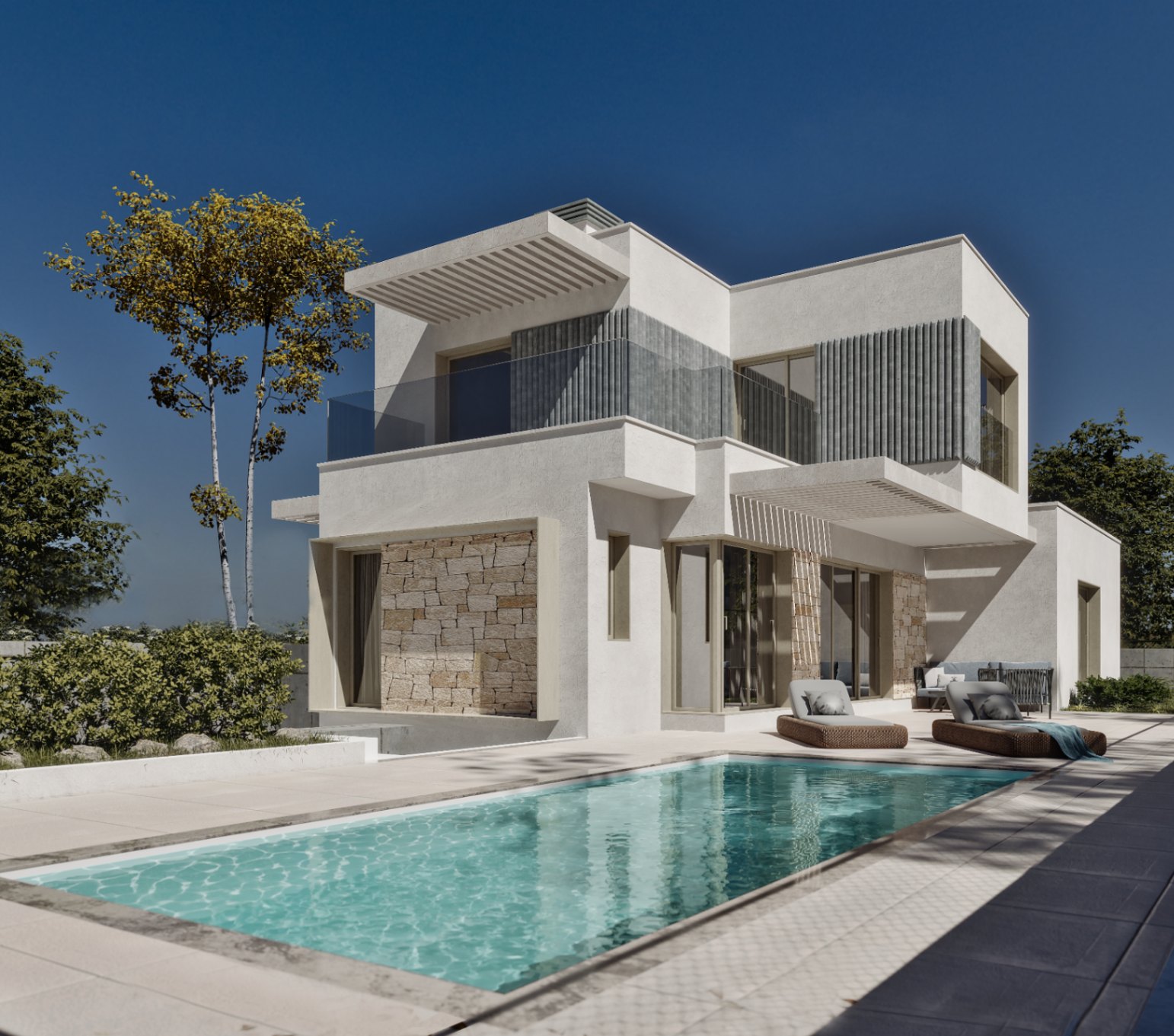 Villa neuve à Sierra Cortina, Finestrat : 3 chambres, piscine privée et luxe illimité