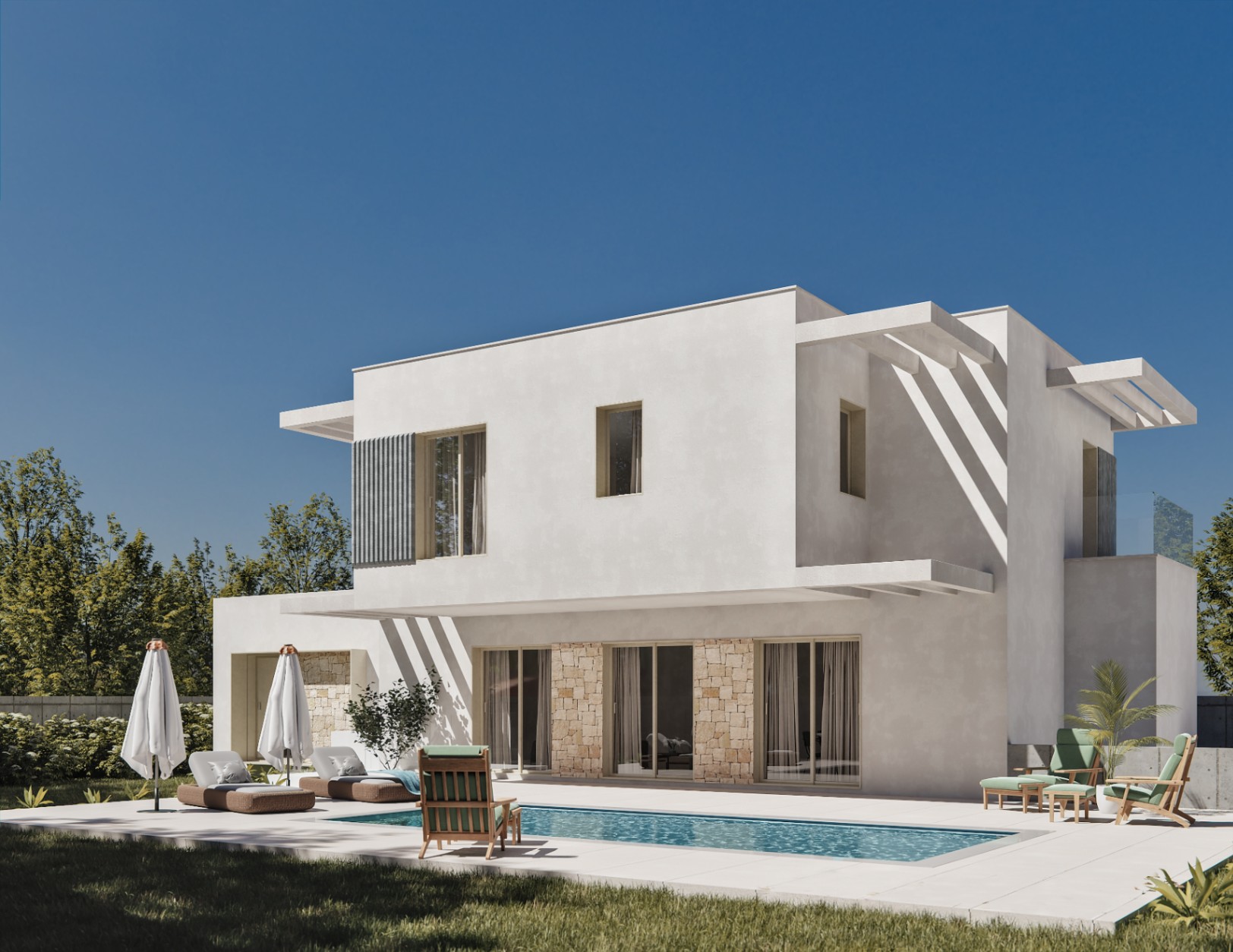 Nieuwbouw villa in Finestrat met 3+1 slaapkamers, privézwembad en luxe voorzieningen in Sierra Cortina