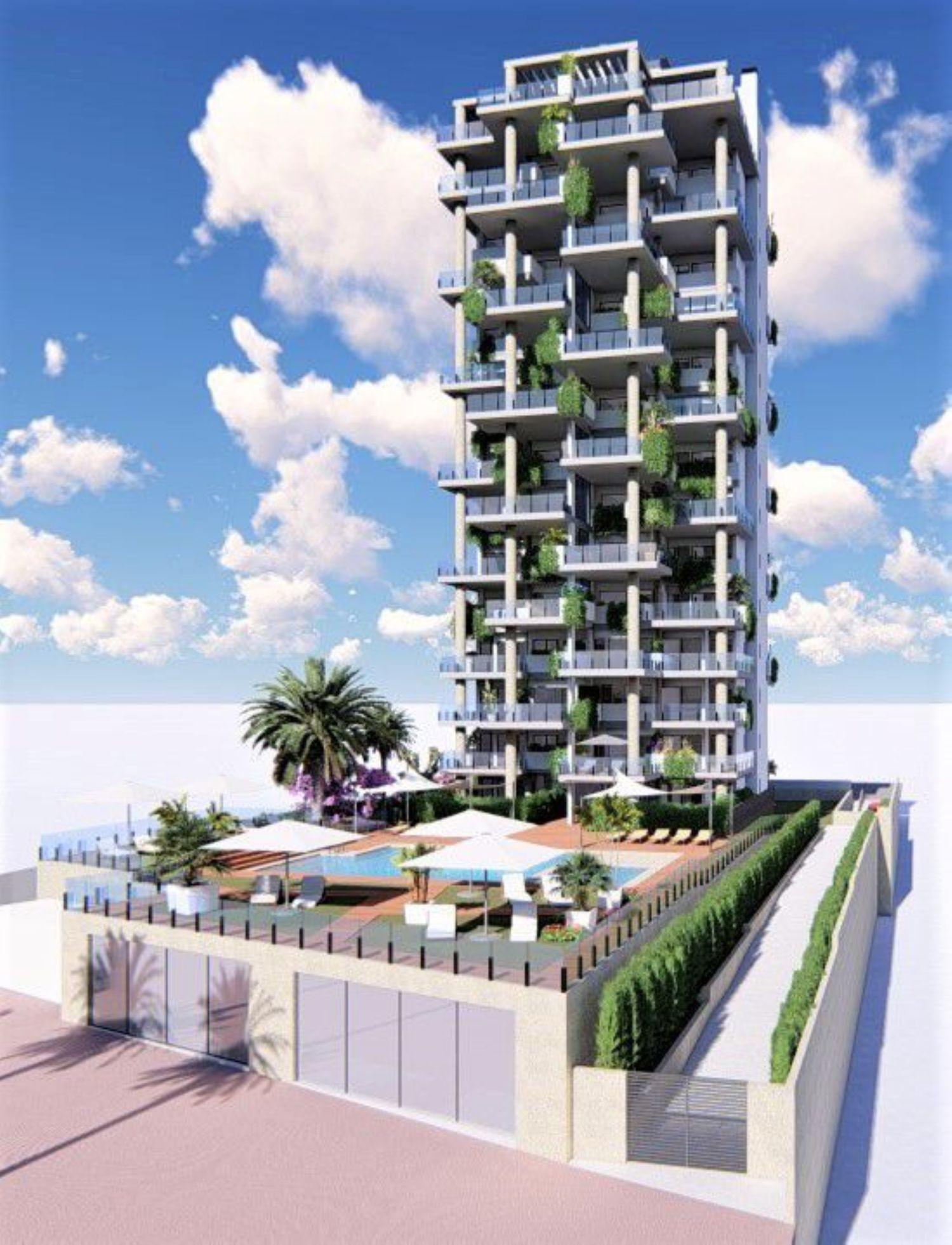 Nieuwbouwproject in Calpe.
